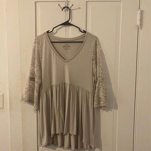 Torrid bell sleeve lace top